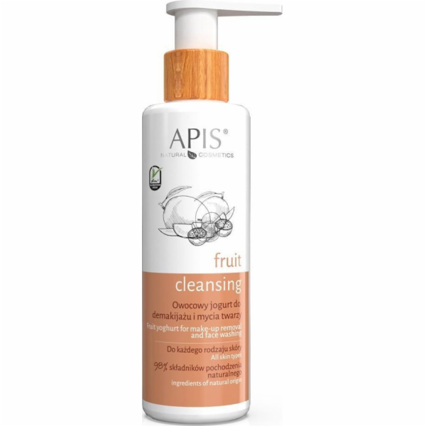 APIS Fruit Cleansing ovocný jogurt na odlíčení a mytí obl...