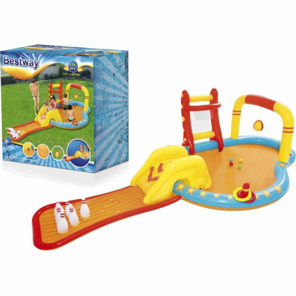 Bestway nafukovací bowlingové hřiště 435x213cm (53068)