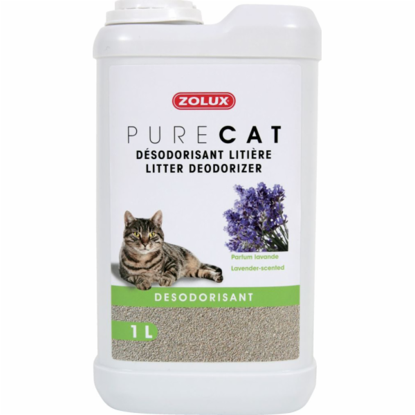 Zolux ZOLUX PURECAT deodorant pro kočky s vůní levandule 1l