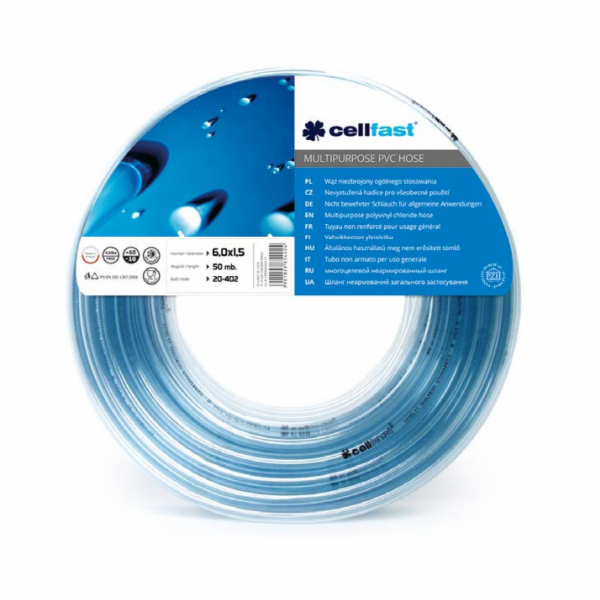 Cellfast Nevyztužená hadice pro všeobecné použití 4 mm x ...