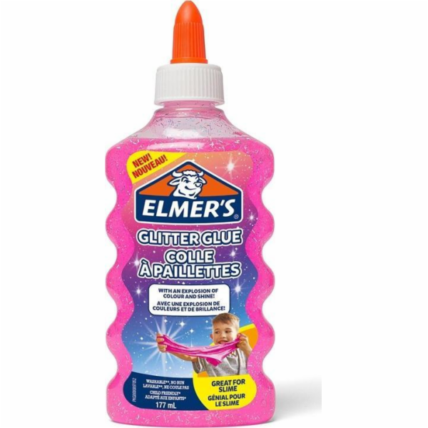 Elmers Elmers třpytivé lepidlo, růžové, omyvatelné a vhod...