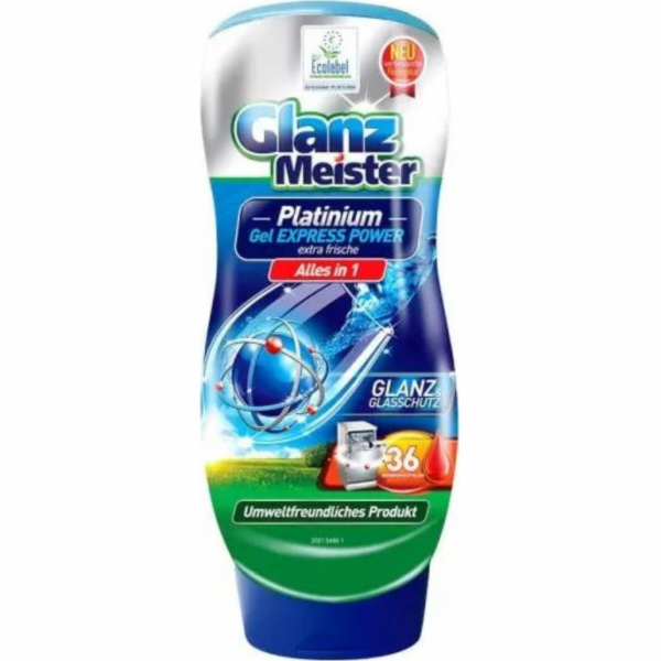 GlanzMeister PLATINOVÝ GEL MYČKA NÁDOBÍ 720 ML