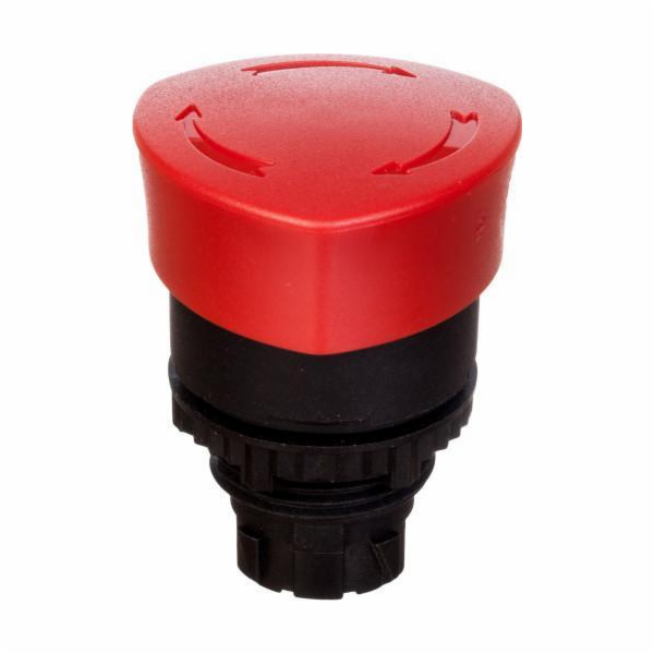 Tlačítkový ovladač Legrand Mushroom červený otočením 023882