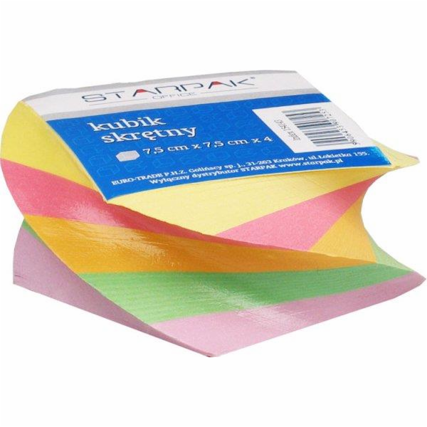 Starpak Barevná torzní kostka 75x75x40 (154143)