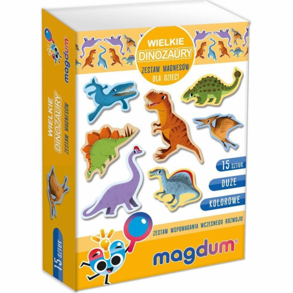 Magnety Maksik Velcí dinosauři MV 6032-06
