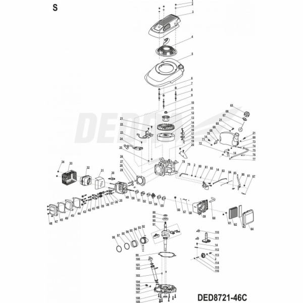 Hnací řemen Dedra O-650Li