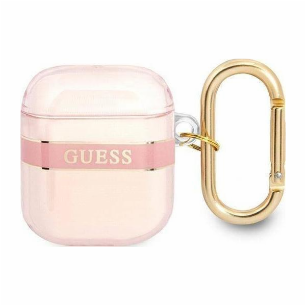 Kryt AirPods GUESS Guess GUA2HHTSP růžový/růžový Strap Co...