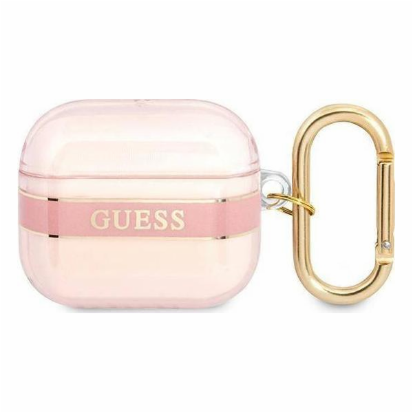 Kryt GUESS Guess GUA3HHTSP AirPods 3 růžový/růžový Strap ...