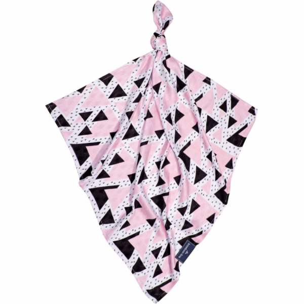 Bamboo plenka Texpol 30x30 Triangles Pink Bamboo Line