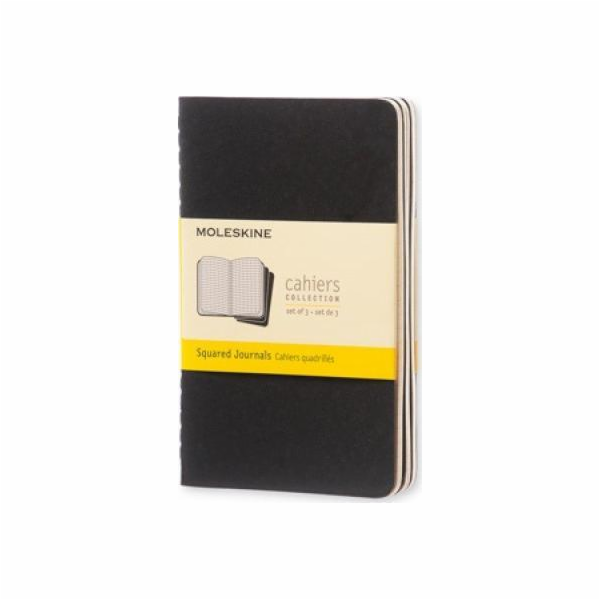 Moleskine Sada 3 MOLESKINE Cahier Journal P (9x14cm) mříž...