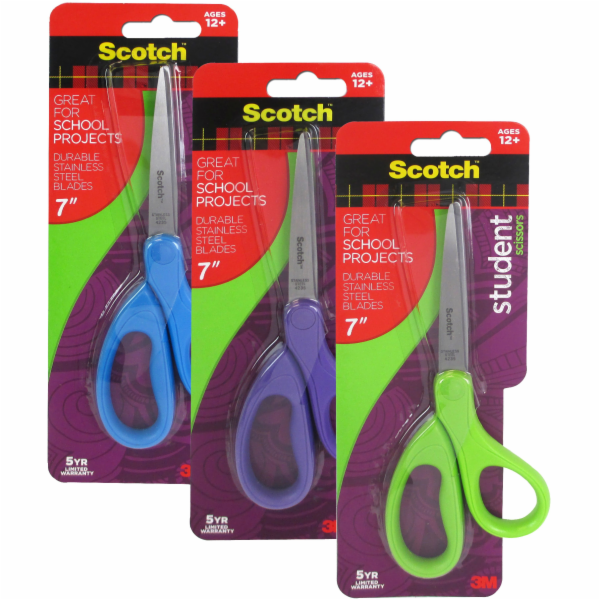 3M 14075-MIX SCOTCH® STUDENTSKÉ NŮŽKY 18 CM 88032180