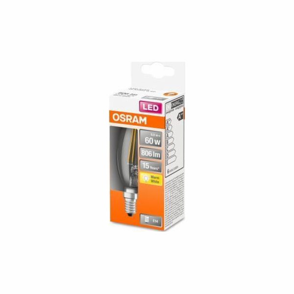 OSRAM LED žárovka, E14, 6W, 806lm, 2700K