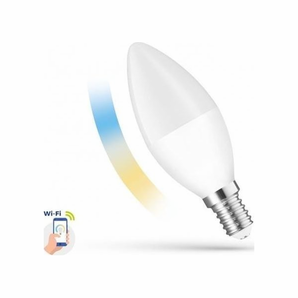 Spectrum LED ŽÁROVKA SVÍČKOVÁ 5W E-14 230V CCT+DIM Wi-Fi ...