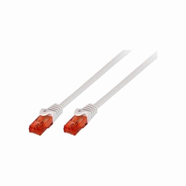Lindy 44178 Síťový kabel (kroucený pár) CAT6 U/UTP, šedý ...