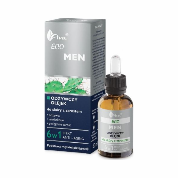 AVA Laboratorium Eco Men výživný olej na pleť s vousy pro...