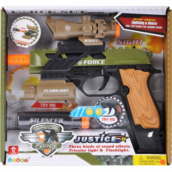 Mega Creative Gun se zvukovými efekty 25X24X5 WB 36/72