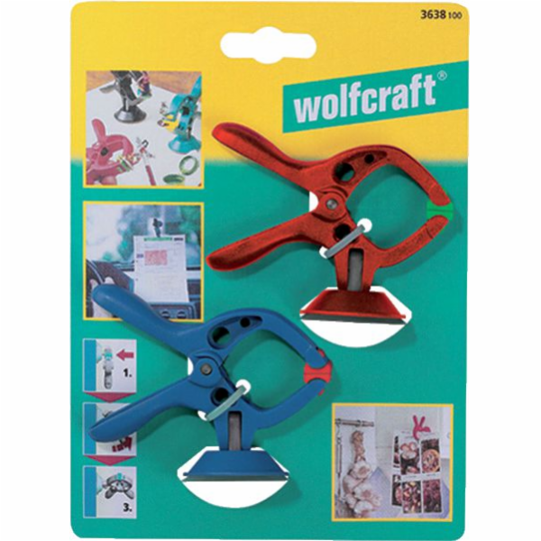 Wolfcraft MicroFix pružinová svorka 30mm 2 ks. (3638100)