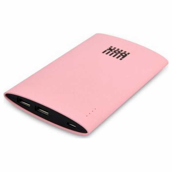 Přenosná powerbanka Boxproducts 3000 mAh růžová