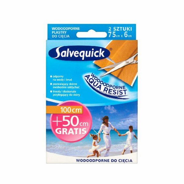Salvequick Salvequick Aqua Resist voděodolné řezací zápla...