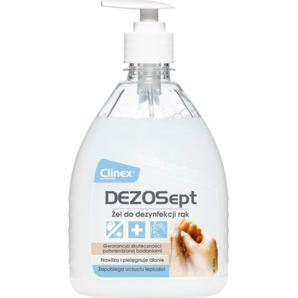 Clinex Dezosept dezinfekční gel na ruce 500ml, virucidní