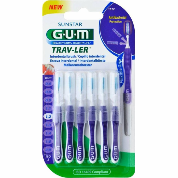 Sunstar GUM D.GUM INTERDENTAL 1512/6