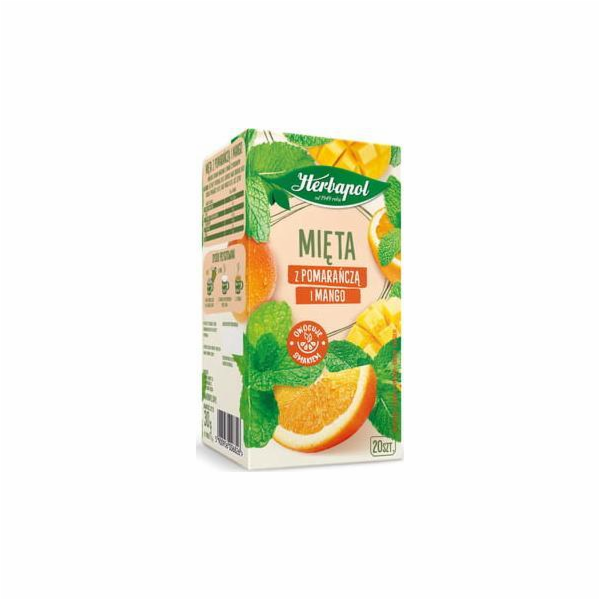 HERBAPOL čaj HERBAPOL Polish Herbalist Mint s pomerančem ...