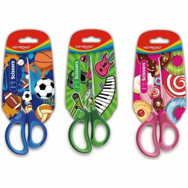 Keyroad ŠKOLNÍ NŮŽKY TATTO SOFT 15 CM KEYROAD BLISTER