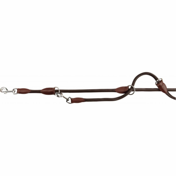 Vodítko Trixie Active nastavitelné - Hnědé 0,8 cm SM