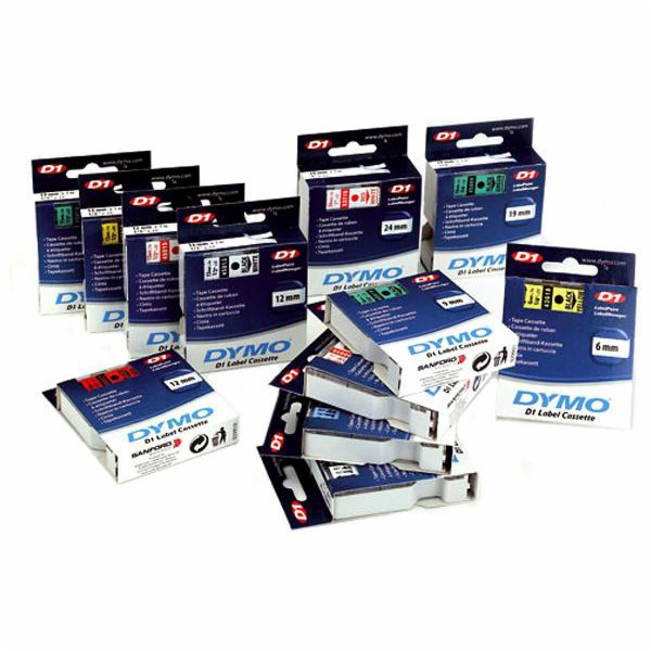 Dymo páska S0720710 (černá na modré) typ D1