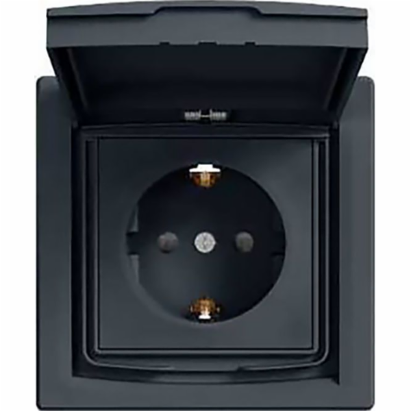Schneider Electric ASFORA SCHUKO IP44 zásuvka s rámečkem,...