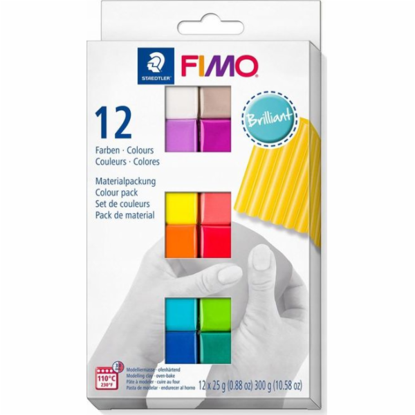 Fimo termosetová modelovací hmota, sada 12 barev