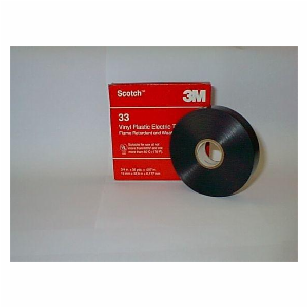 3M SCOTCH 33 elektroizolační páska 19mm 33m černá