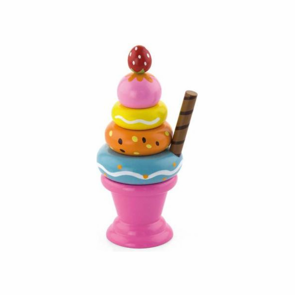 Viga Mini Pyramid Ovocná zmrzlina s jahodami (0942, Viga)