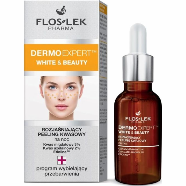 FLOSLEK Pharma Dermo Expert White&Beauty rozjasňující ple...