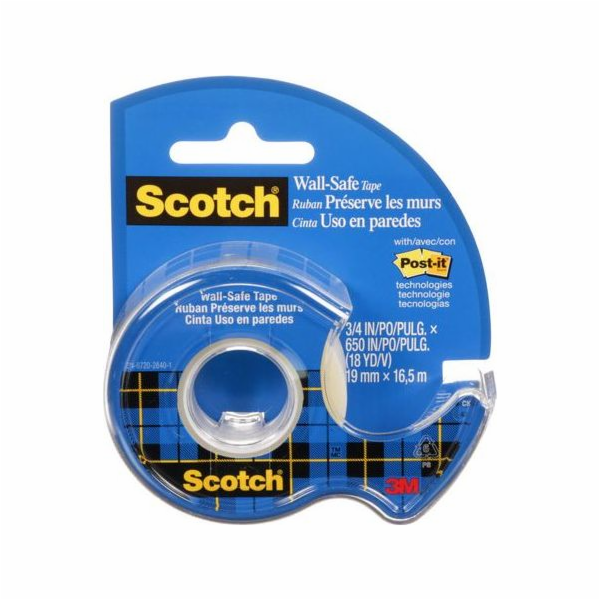 Scotch Scotch bezpečná lepicí páska na zeď, bezpečná pro ...