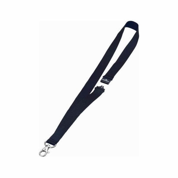 Sponky DURABLE ID odznak páska 20, karabina, černá, 10 kusů