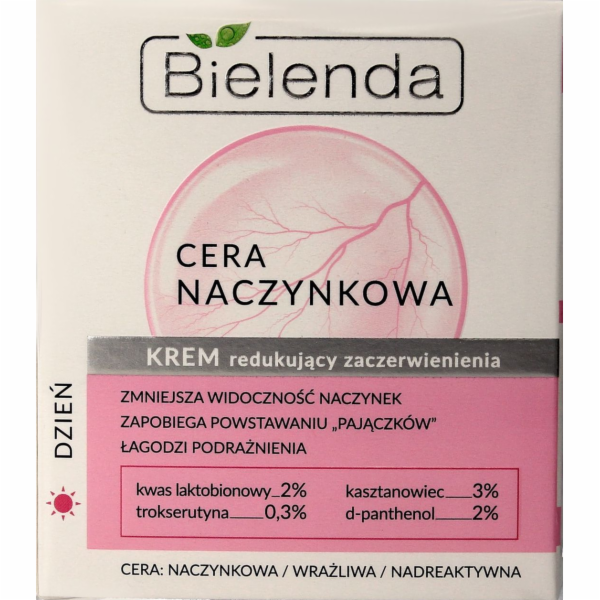 Bielenda Cera Naczynkowa pleťový krém snižující zarudnutí...