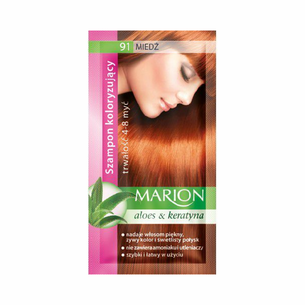 Marion Coloring šampon 4-8 mytí č. 91 měděná 40 ml