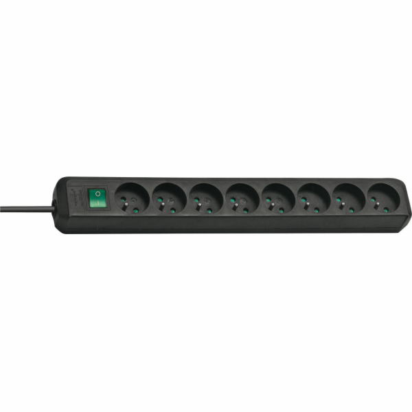 Brennenstuhl Eco-Line napájecí lišta 8 zásuvek 3 m černá ...