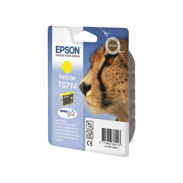 Epson originální inkoustový blistr s ochranou, žlutý, 5,5...