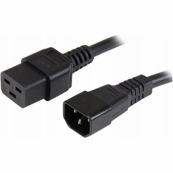 Manhattan IEC320 C14 až C19 napájecí kabel 10A 2m černý