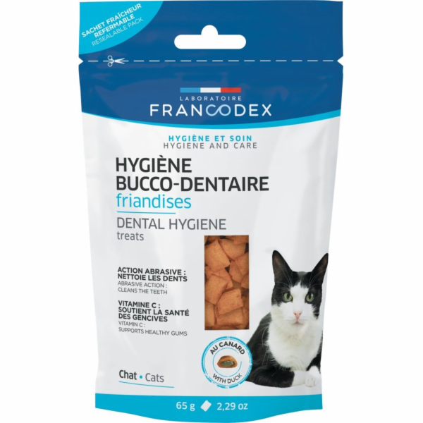 FRANCODEX Pamlsek pro koťata a kočky - ústní hygiena 65 g