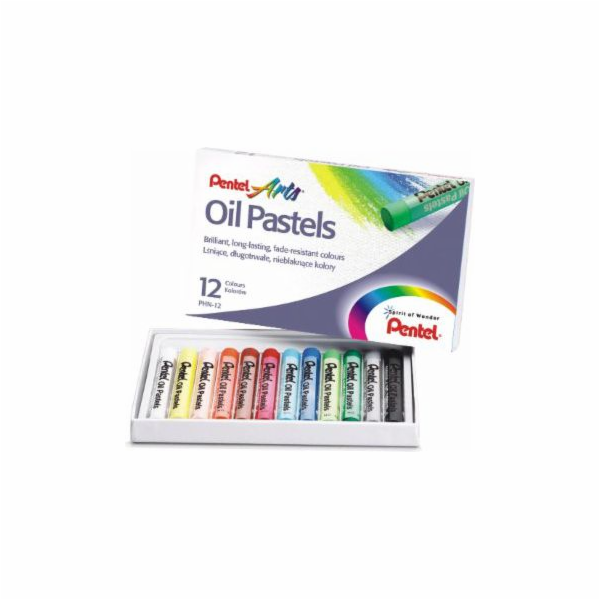 Pentel Oil Pastels 12 barev PHN-12 (PHN-12----1S)
