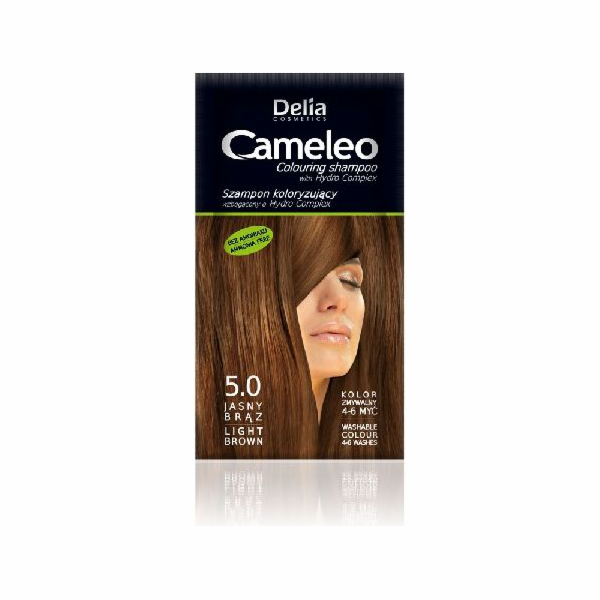 Delia Cosmetics Cameleo Coloring šampon 5.0 světle hnědý