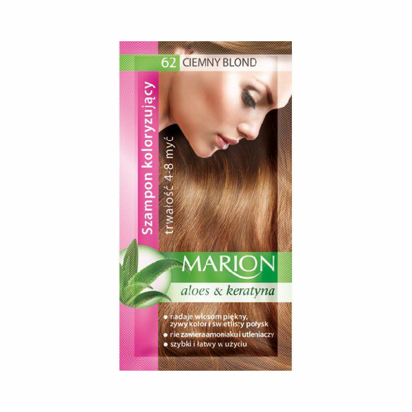 Marion Coloring šampon 4-8 umytí č. 62 tmavá blond 40 ml