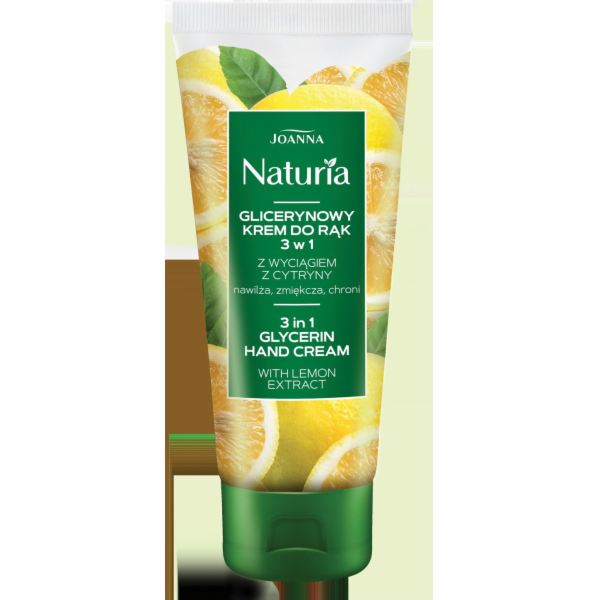 Joanna Naturia Glycerinový krém na ruce Lemon 100 ml