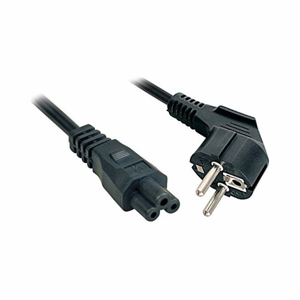Lindy C5 - Schuko napájecí kabel, 3m, černý (30406)