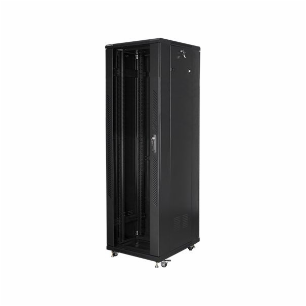 Lanberg šatní skříň STANDING 19 42U 600X800 BLACK FLAT BA...