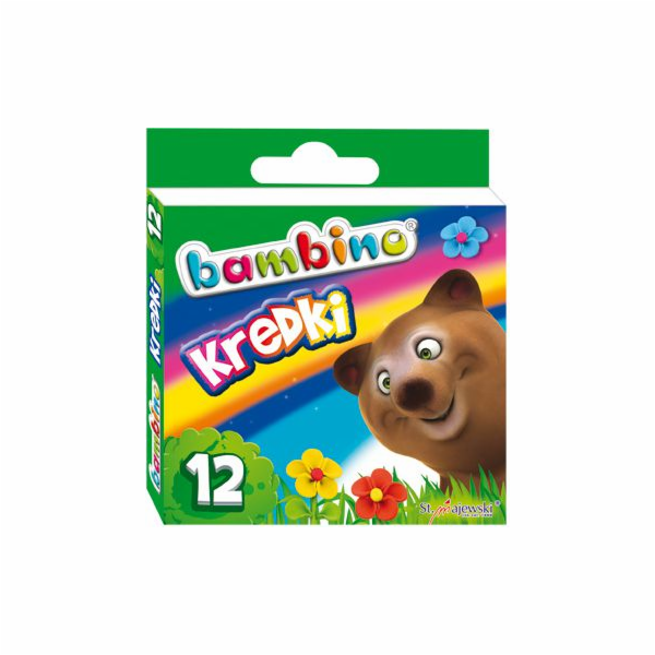 Bambino Pastelky BAMBINO, 12 barev, licence BAMBINO