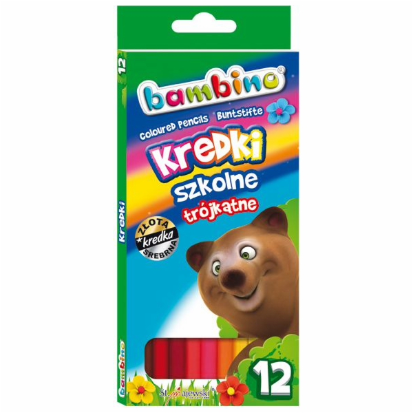 Svatý. Majewski Trojúhelníkové školní pastelky, 12 barev,...